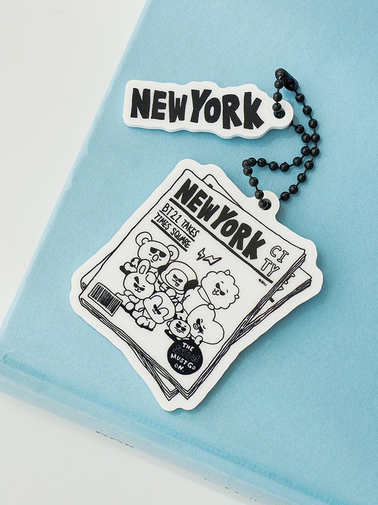 BT21 ACRYLIC KEYRING NEW YORK CITY EDITION