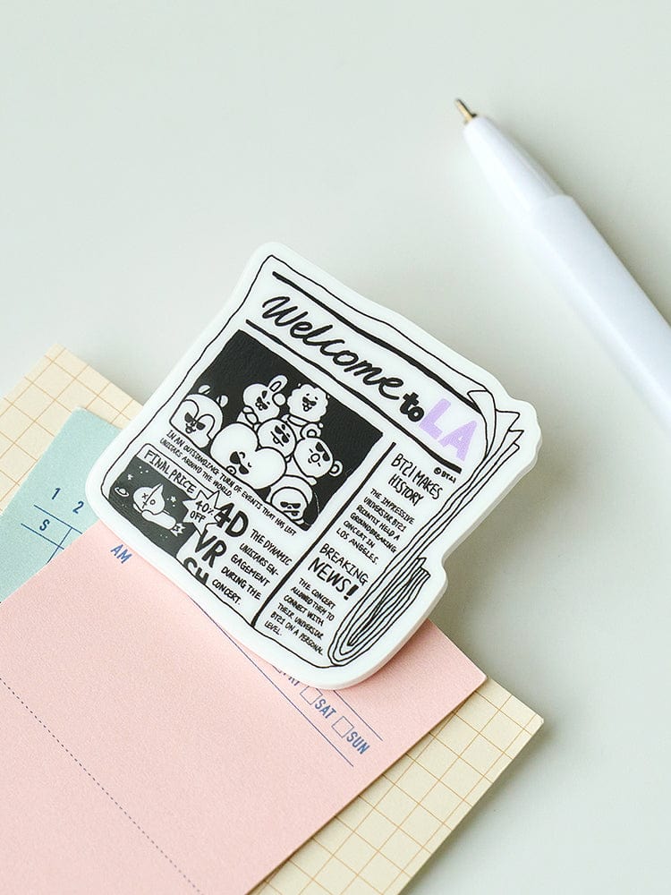 BT21 ACRYLIC MAGNETIC CLIP LA CITY EDITION
