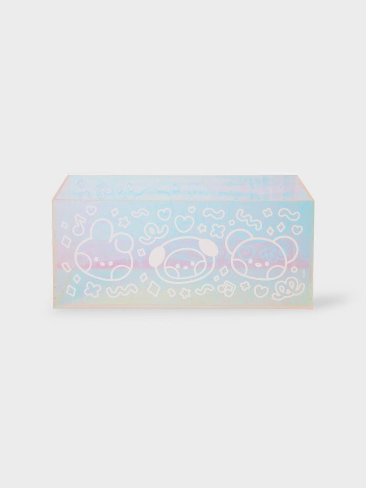 BT21 ACRYLIC TISSUE BOX COVER GLITTER EDITION