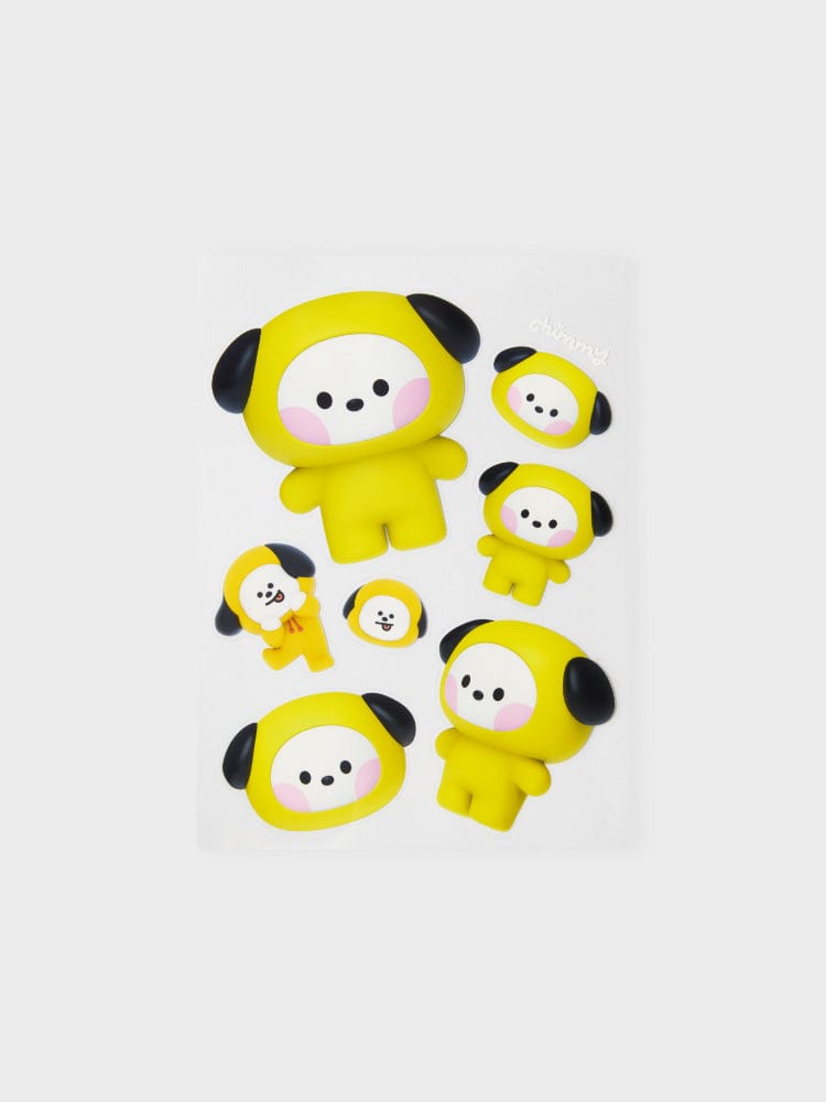 BT21 CHIMMY REMOVABLE STICKERS BIG & TINY EDITION
