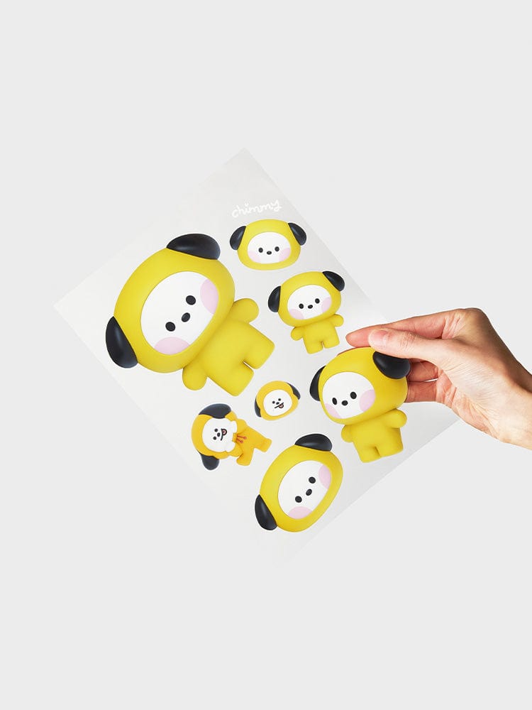 BT21 CHIMMY REMOVABLE STICKERS BIG & TINY EDITION