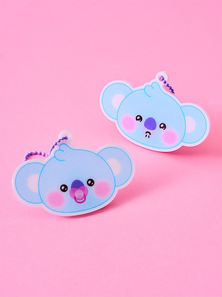 BT21 KOYA NEWBORN BABY LENTICULAR 3D KEYRING
