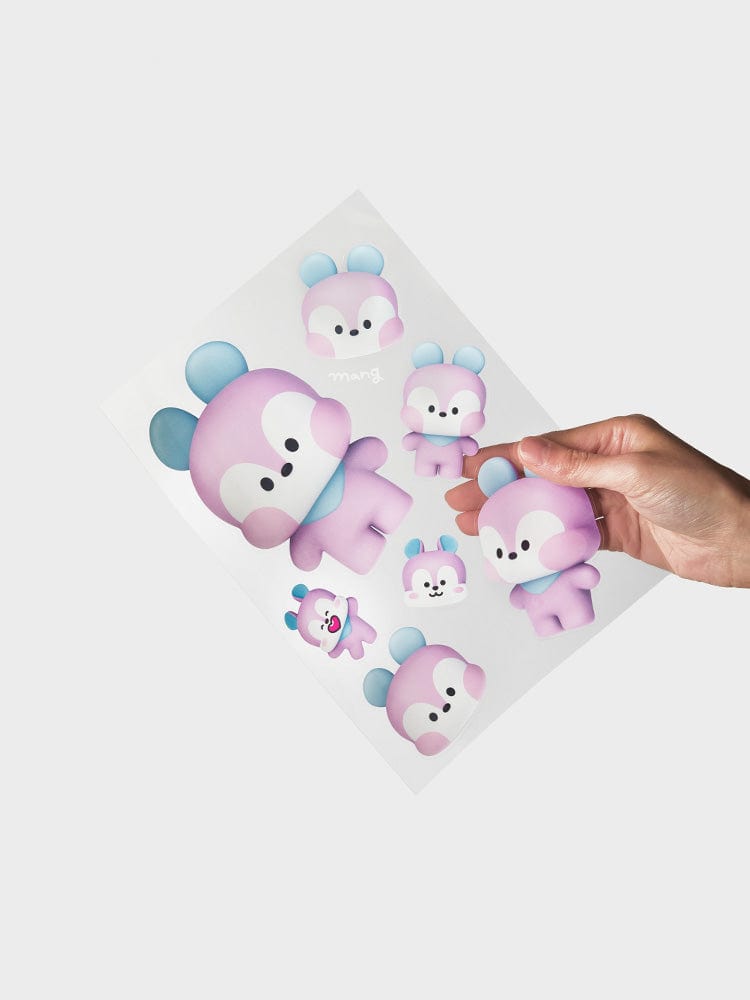 BT21 MANG REMOVABLE STICKERS BIG & TINY EDITION
