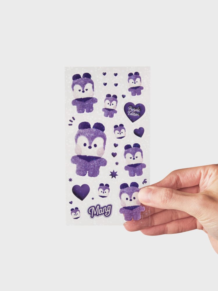 BT21 MANG minini STICKERS PURPLE OF WISH EDITION