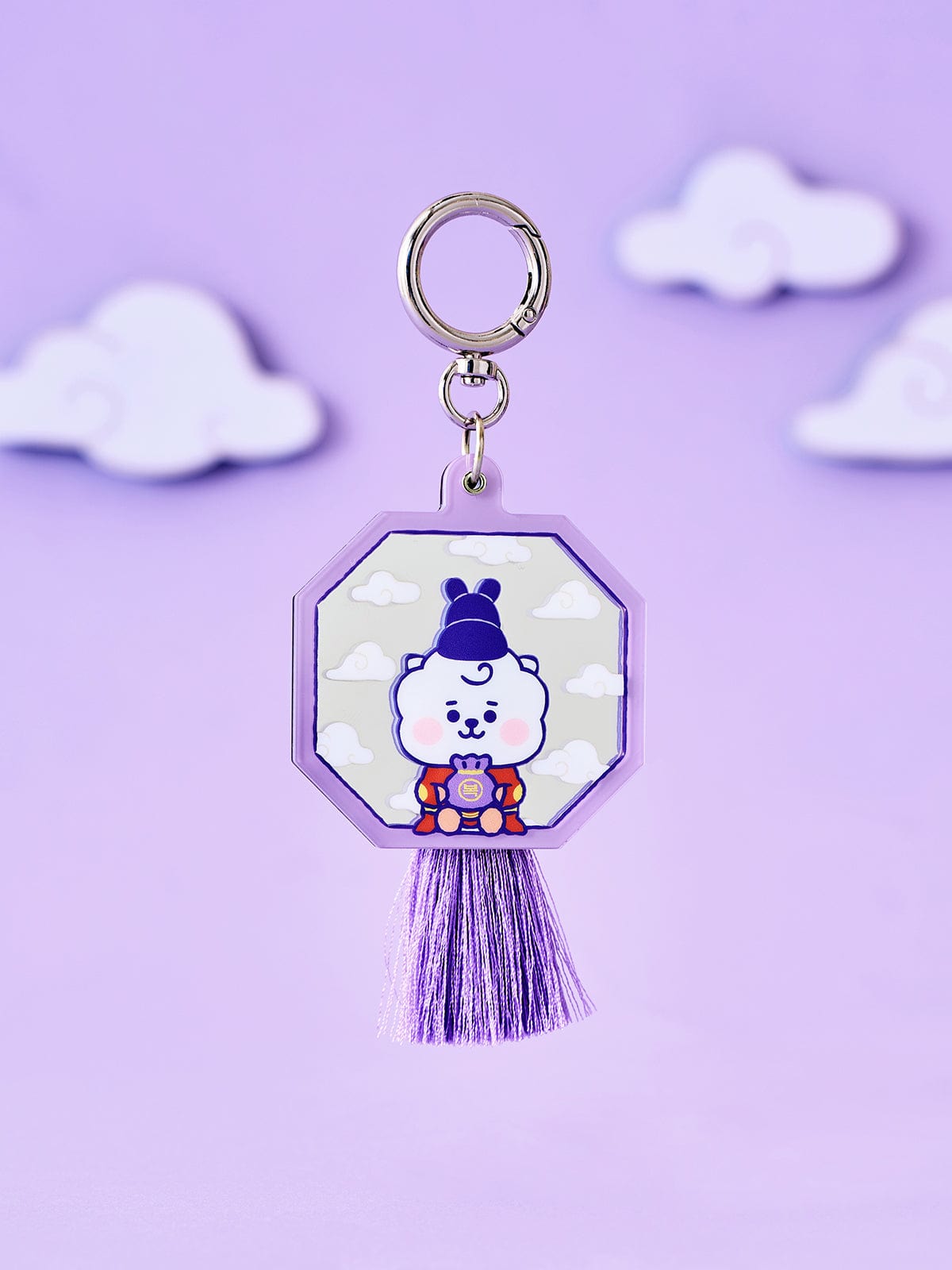 BT21 RJ BABY MIRROR KEYRING K-EDITION ver.2