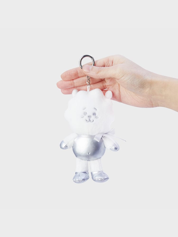 BT21 RJ DOLL KEYRING SILVER EDITION