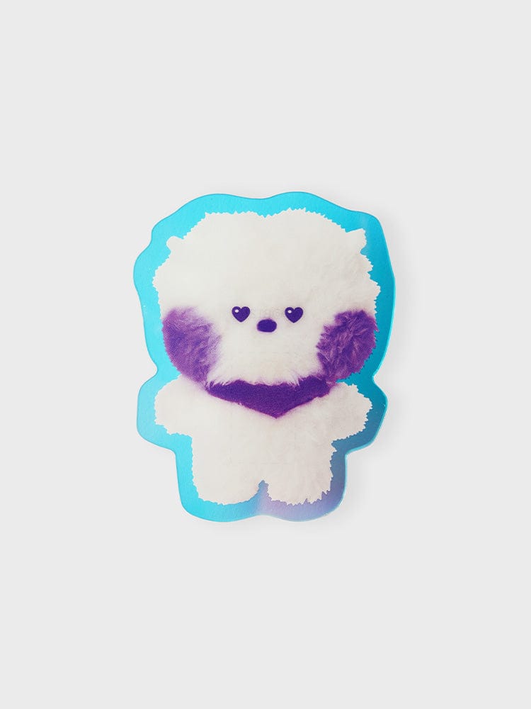 BT21 RJ minini ACRYLIC MAGNETIC CLIP PURPLE OF WISH EDITION