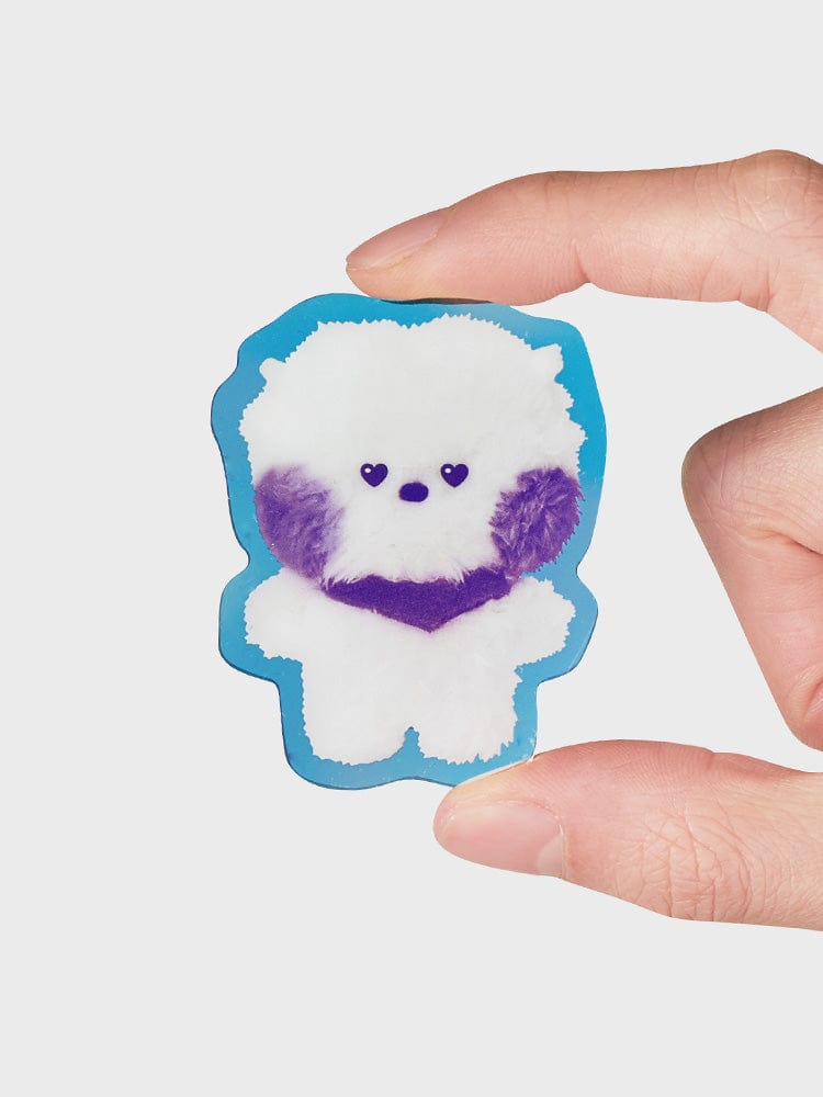 BT21 RJ minini ACRYLIC MAGNETIC CLIP PURPLE OF WISH EDITION