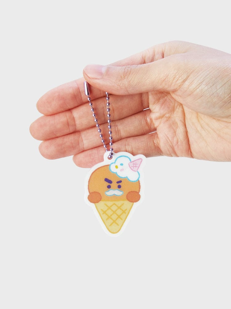 BT21 SHOOKY LENTICULAR 3D KEYRING ON THE CLOUD EDITION
