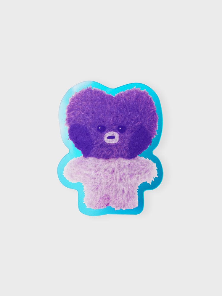 BT21 Tata ミニミニ アクリル マグネティッククリップ パープル オブ ウィッシュエディション