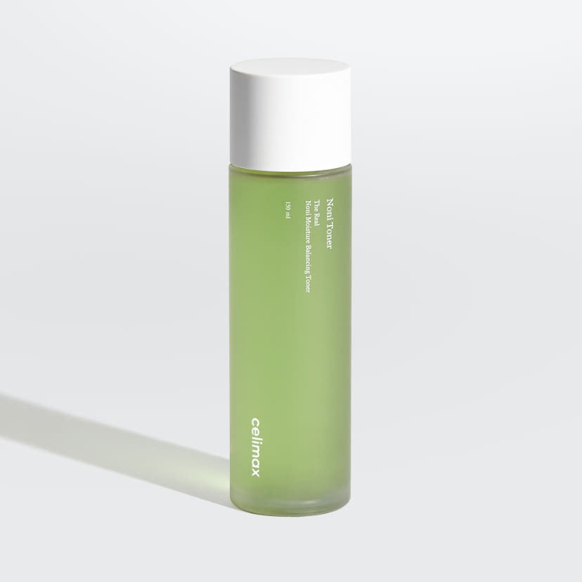 CELIMAX The Real Noni Moisture Balancing Toner 150ml bottle on white background