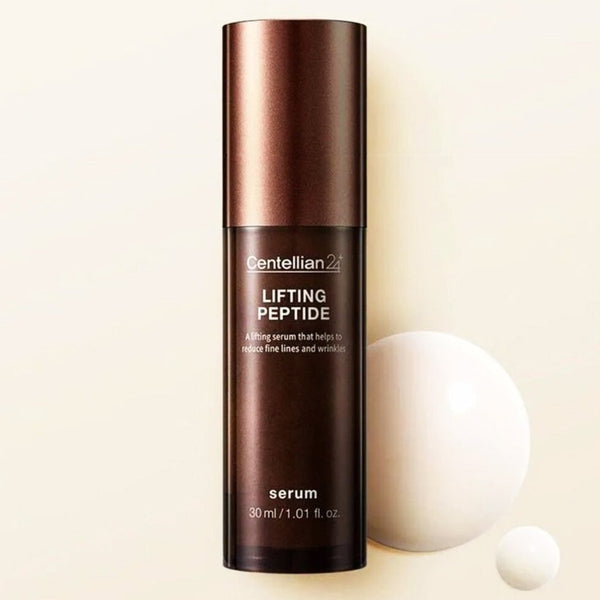 CENTELLIAN 24 Lifting Peptide Serum 30ml bottle with creamy texture.