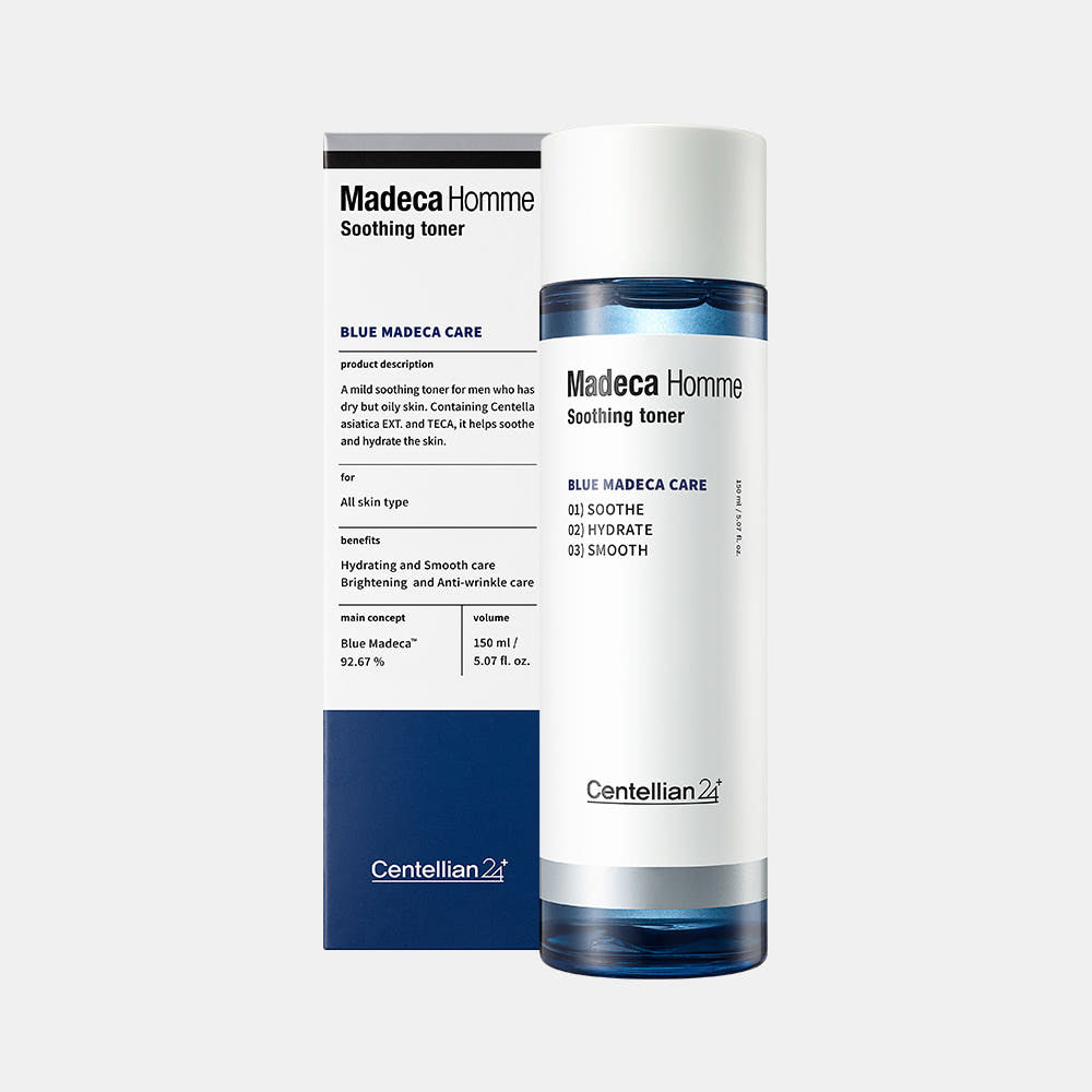 CENTELLIAN 24 Madeca Homme Soothing Toner 150ml - Gentleman Korea Korean men’s soothing toner product image