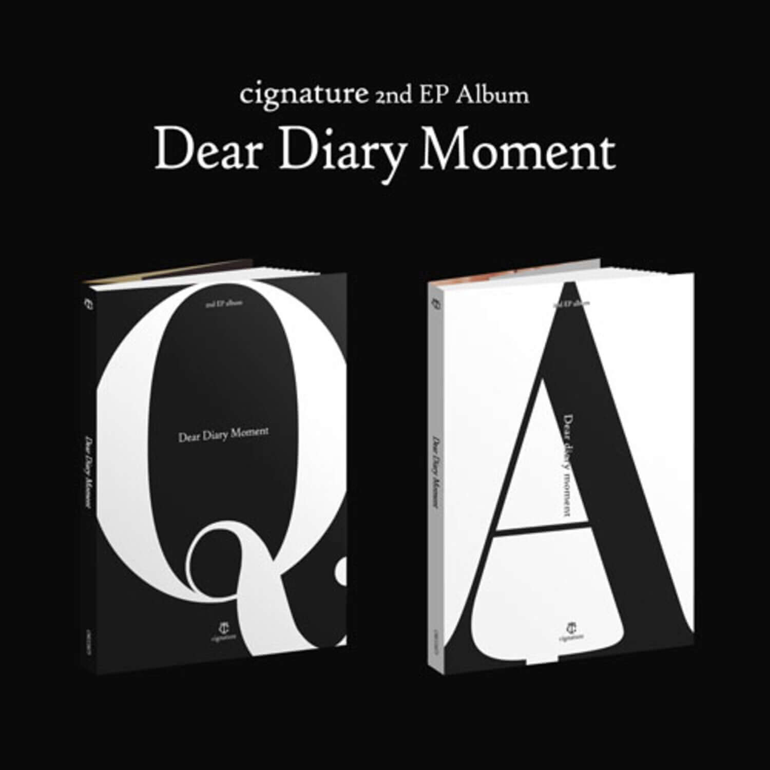 CIGNATURE - cignature 2nd EP Album [Dear Diary Moment] (SET) | Kool Seoul - Buy Kpop Albums Online