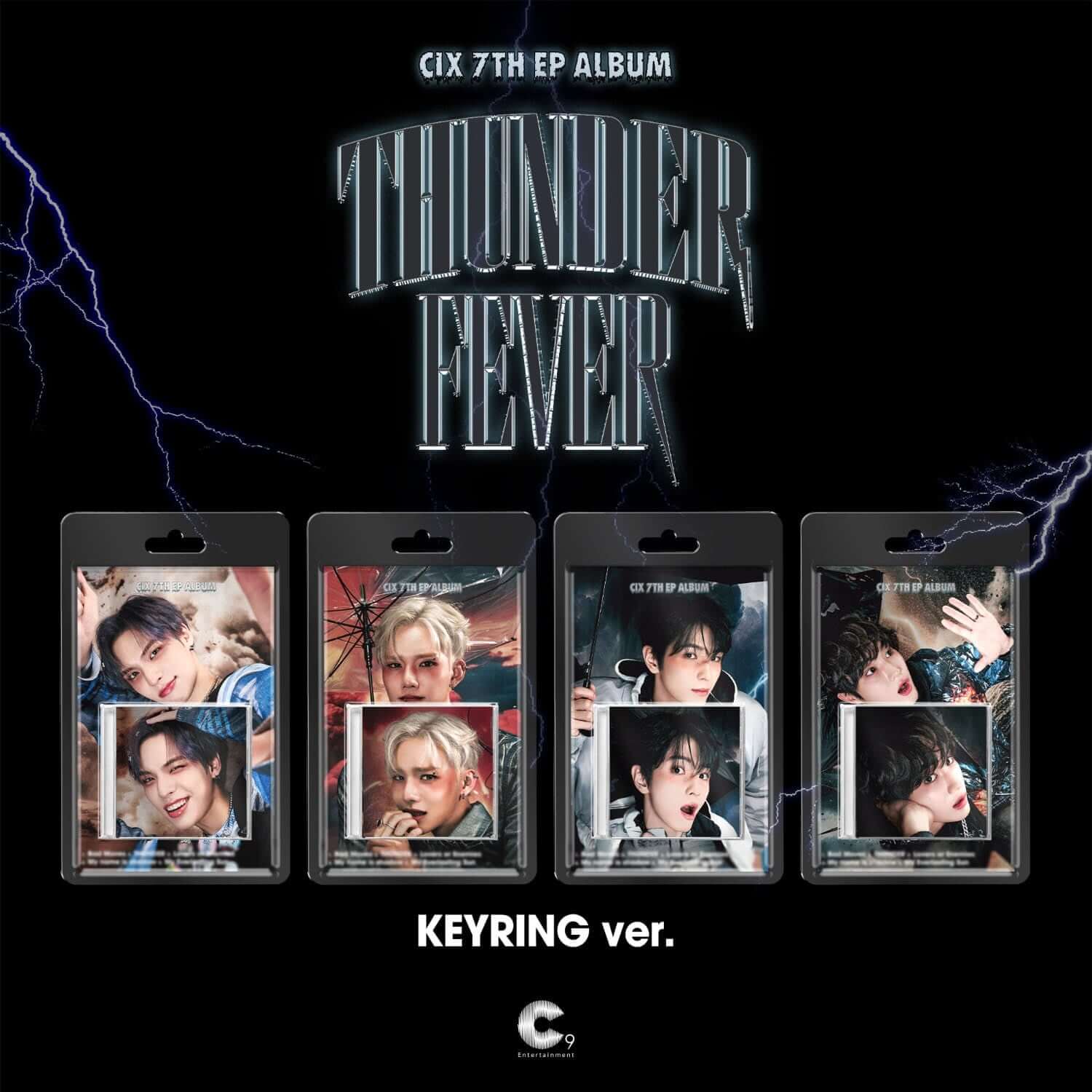 CIX - 7th EP Album [THUNDER FEVER] (Keyring Album) - Kpop Al | Kool Seoul - Buy Kpop Albums Online