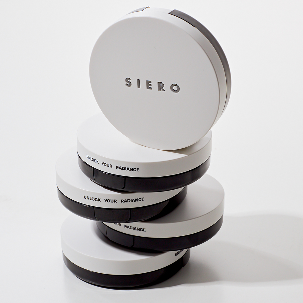 COSIERO Coco Aqua Black Cushion stacked containers showcasing sleek design.