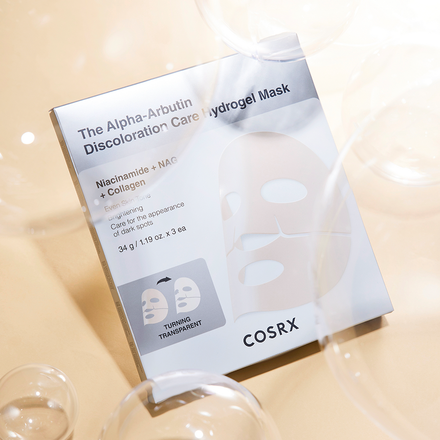 COSRX The Alpha-Arbutin Discoloration Care Hydrogel Mask (3ea)