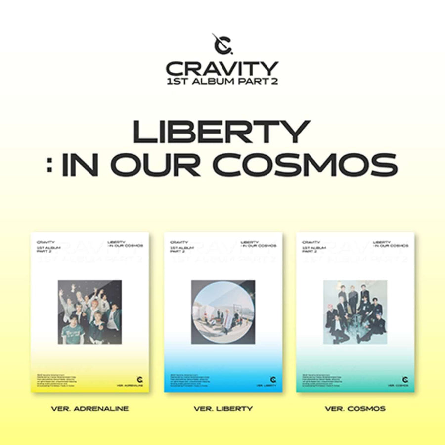 Cravity - 1st Album Part.2 [Liberty : In Our Cosmos] (3 Random) - Kpop Album