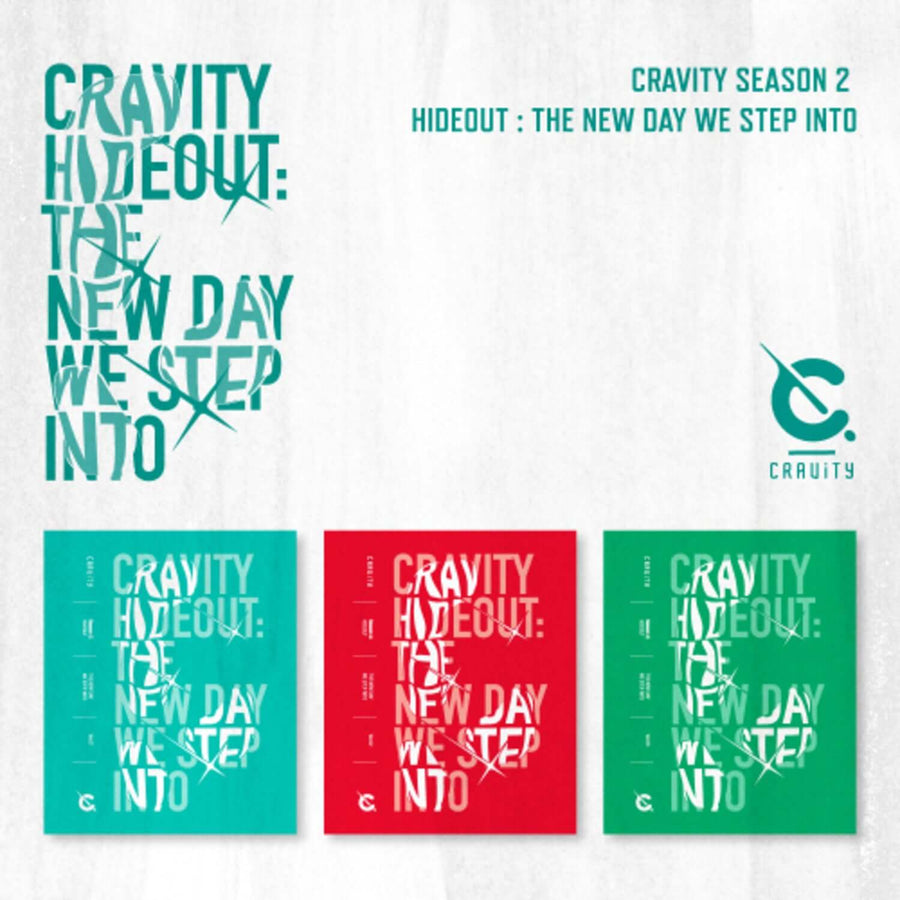 Cravity - Season2. [Hideout: The New Day We Step Into] (Ver.1 + Ver 2 + Ver 3 = セット) - Kpop アルバム