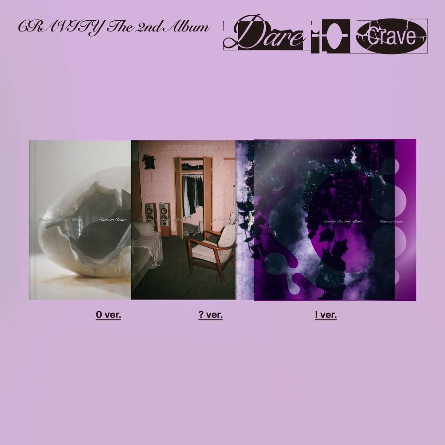 CRAVITY - The 2nd Album [Dare to Crave] (Random 1 of 3) - Kp | Kool Seoul - Buy Kpop Albums Online
