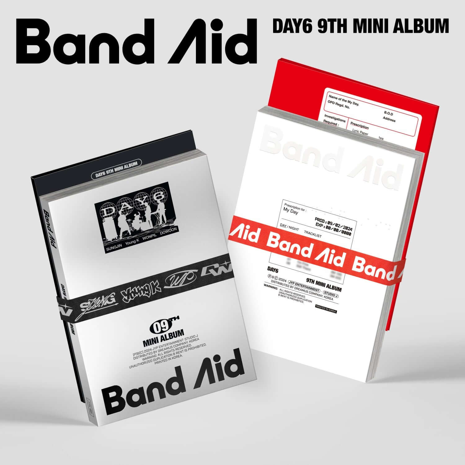 DAY6 - 9th Album [Band Aid] (Random) - Kpop Album | Kool Seoul - Buy Kpop Albums Online