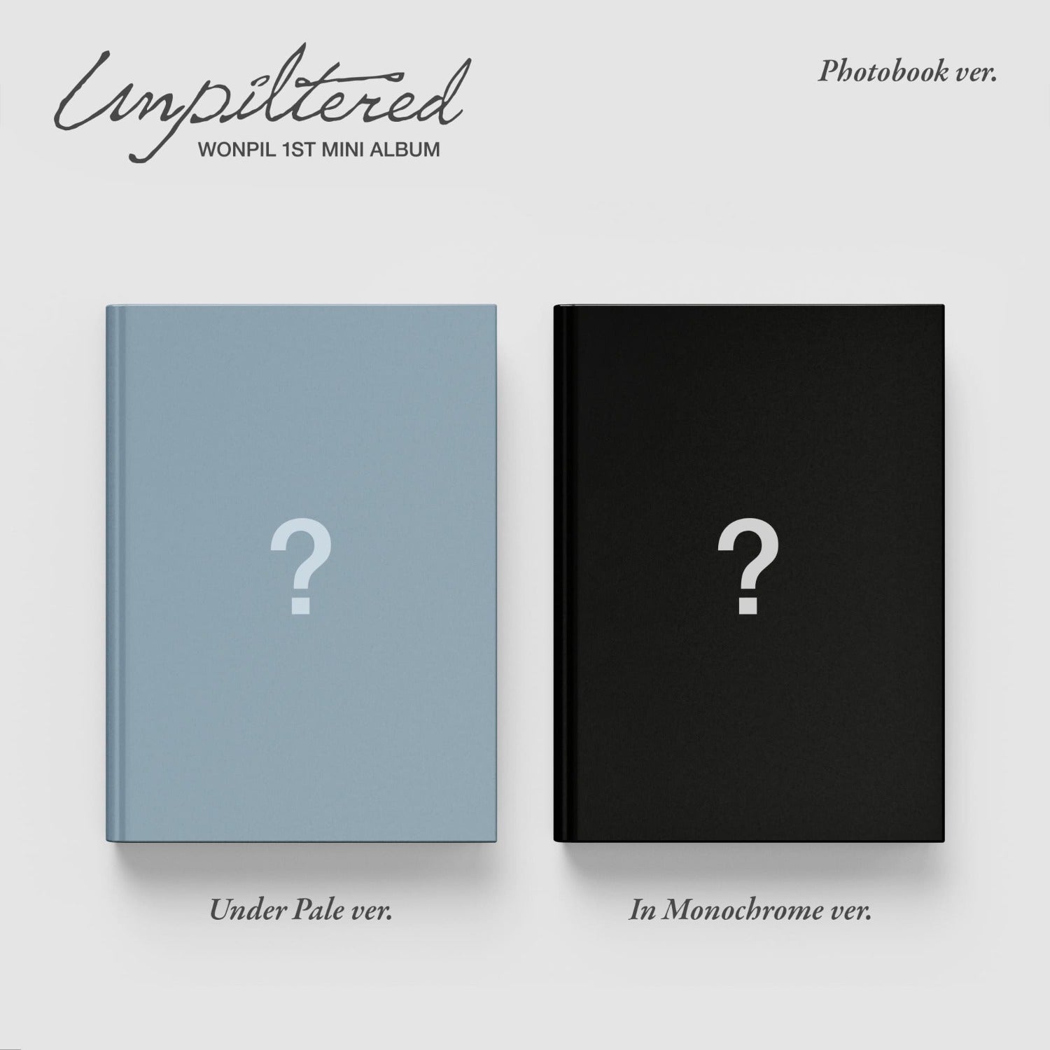 DAY6 - Unpiltered (Under Pale ver., In Monochrome ver.) (Ran | Kool Seoul - Buy Kpop Albums Online