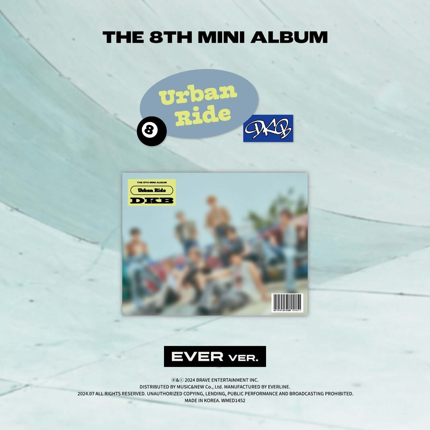 DKB - 8th Mini Album [Urban Ride] (EVER ver.) - Kpop Album | Kool Seoul - Buy Kpop Albums Online