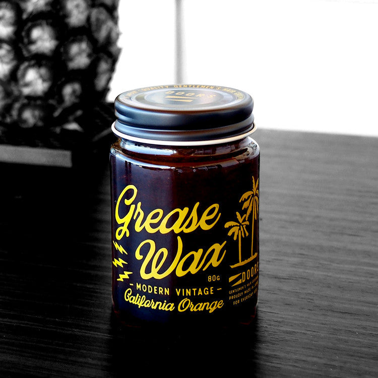 ドアーズ カリフォルニア ビーチ オレンジ グリースワックス 80g