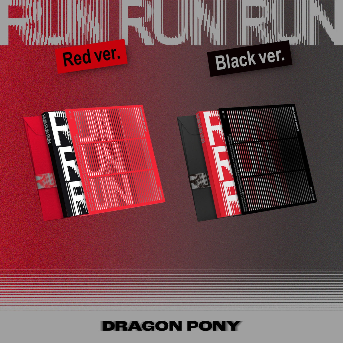 DRAGON PONY - [RUN RUN RUN] (SET VER.) - Kpop Album | Kool Seoul - Buy Kpop Albums Online