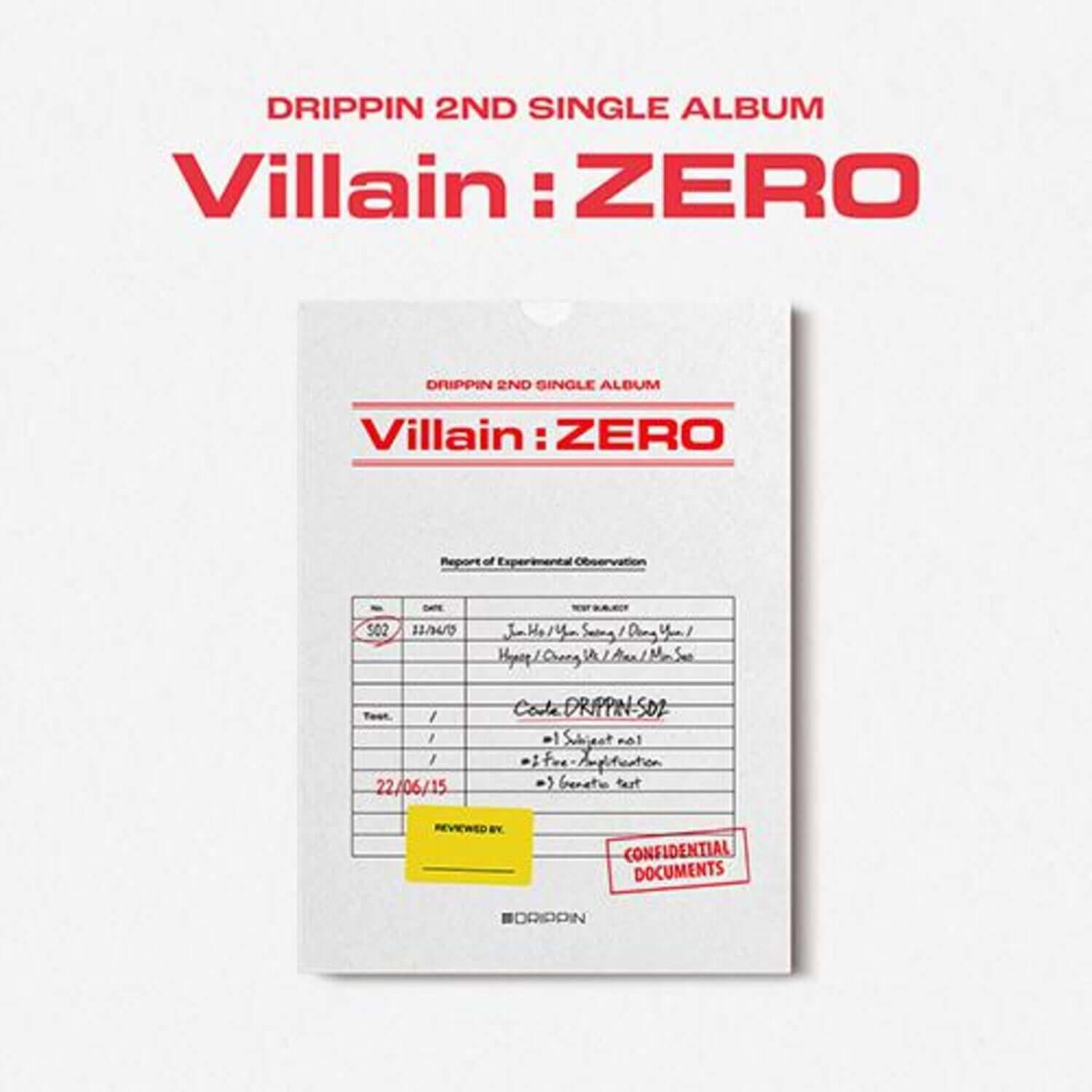 DRIPPIN - 2nd Album [Villain : ZERO] (A ver.) - Kpop Album | Kool Seoul - Buy Kpop Albums Online