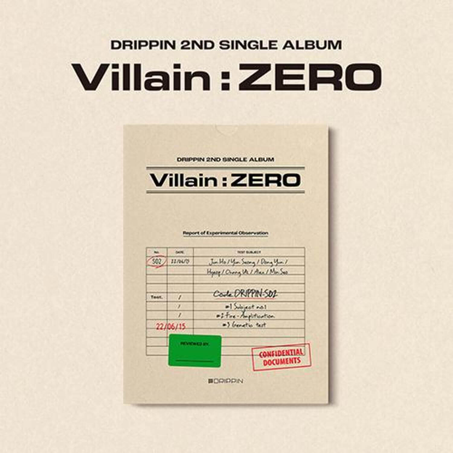 DRIPPIN - 2nd Album [Villain : ZERO] (B ver.) - Kpop Album | Kool Seoul - Buy Kpop Albums Online