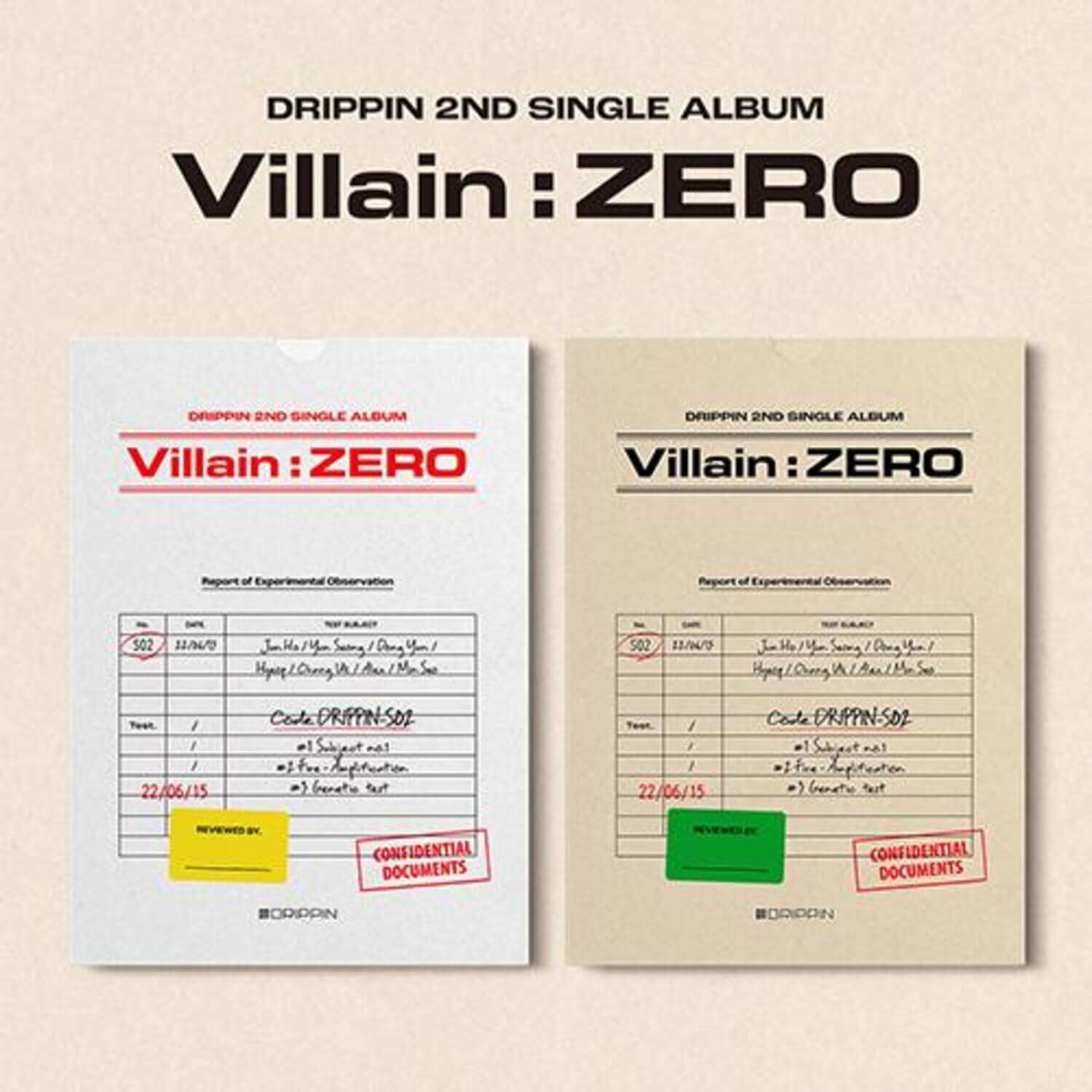 DRIPPIN - 2nd Album [Villain : ZERO] (SET ver.) - Kpop Album | Kool Seoul - Buy Kpop Albums Online