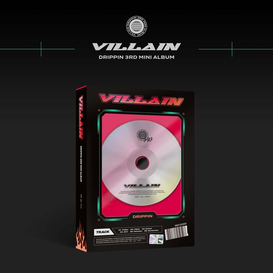 Drippin - 3rd Album [Villain] A Ver. - Kpop アルバム
