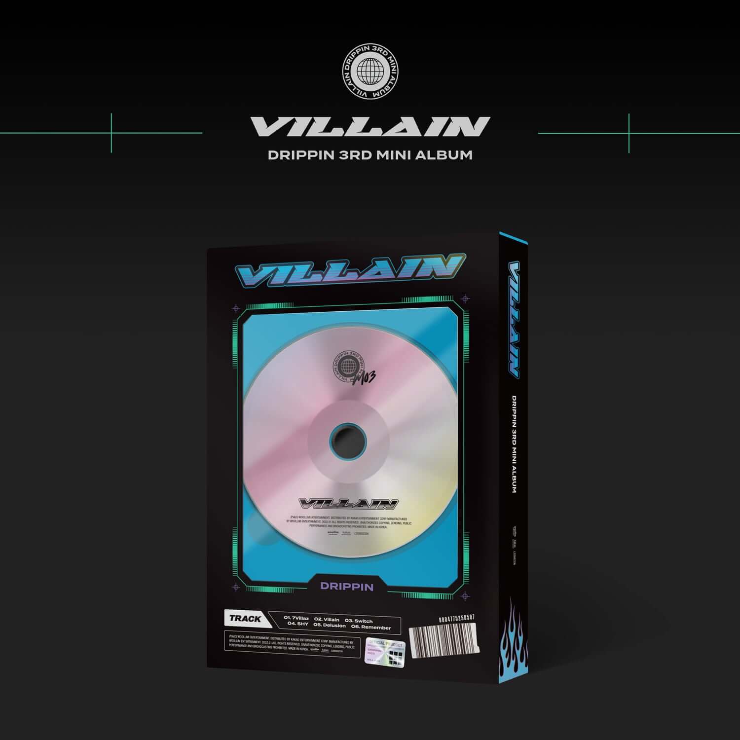 DRIPPIN - 3rd Album [Villain] B ver. - Kpop Album | Kool Seoul - Buy Kpop Albums Online