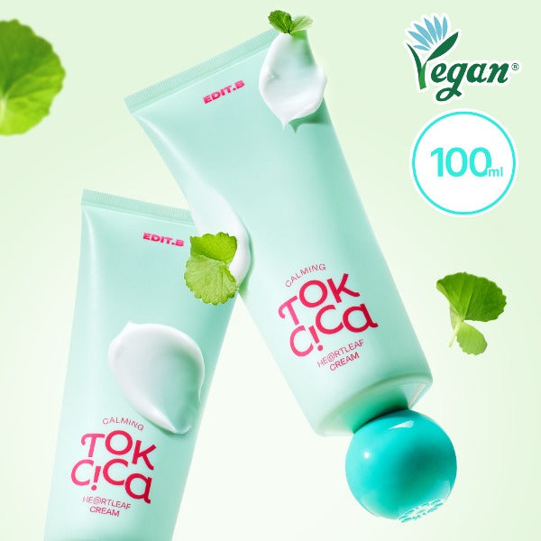 EDIT.B Calming Tok Cica Heartleaf Cream 100ml | Kool Seoul