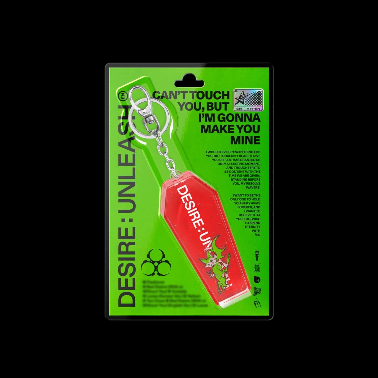ENHYPEN - 6th Album [DESIRE : UNLEASH] (KEYRING Ver.) - Kpop | Kool Seoul - Buy Kpop Albums Online