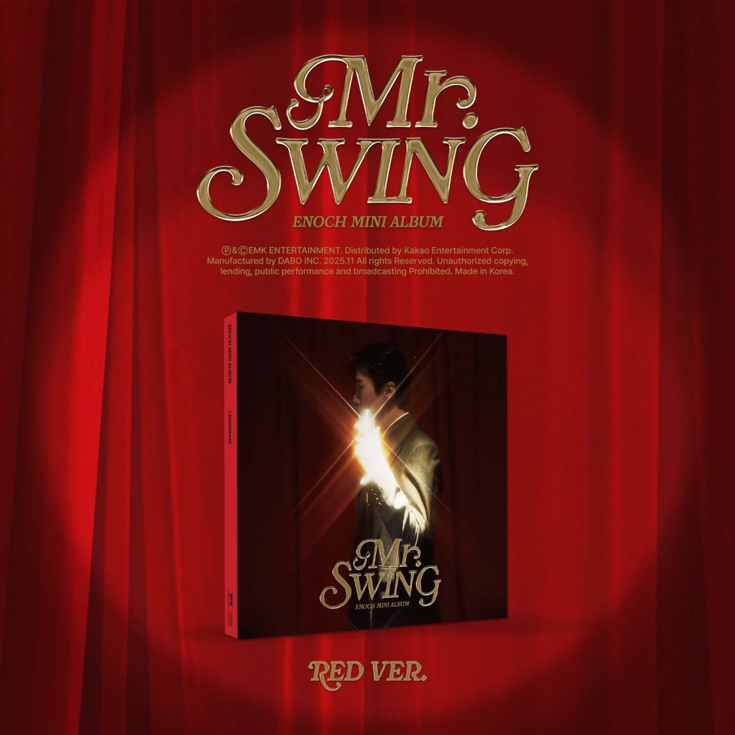 ENOCH - [Mr. SWING] (RED VER.) - Kpop Album | Kool Seoul - Buy Kpop Albums Online