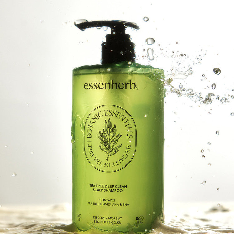 Essenherb Tea Tree Deep Clean Scalp Shampoo 500ml