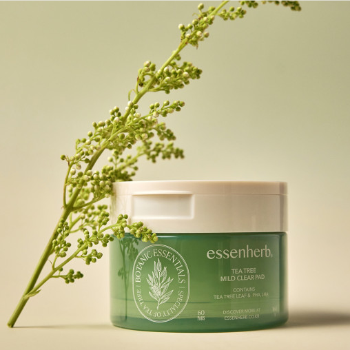 Essenherb Tea Tree Mild Clear Pad 60p