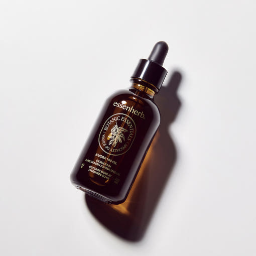 ESSENHERB Vegan Jojoba 100% Oil Unrefined Cold-Pressed 60ml bottle on a white background