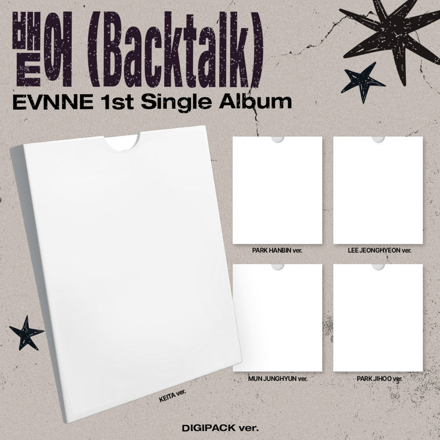 Evnne - [Backtalk] (デジパック版) (ランダム1/5) - Kpopアルバム