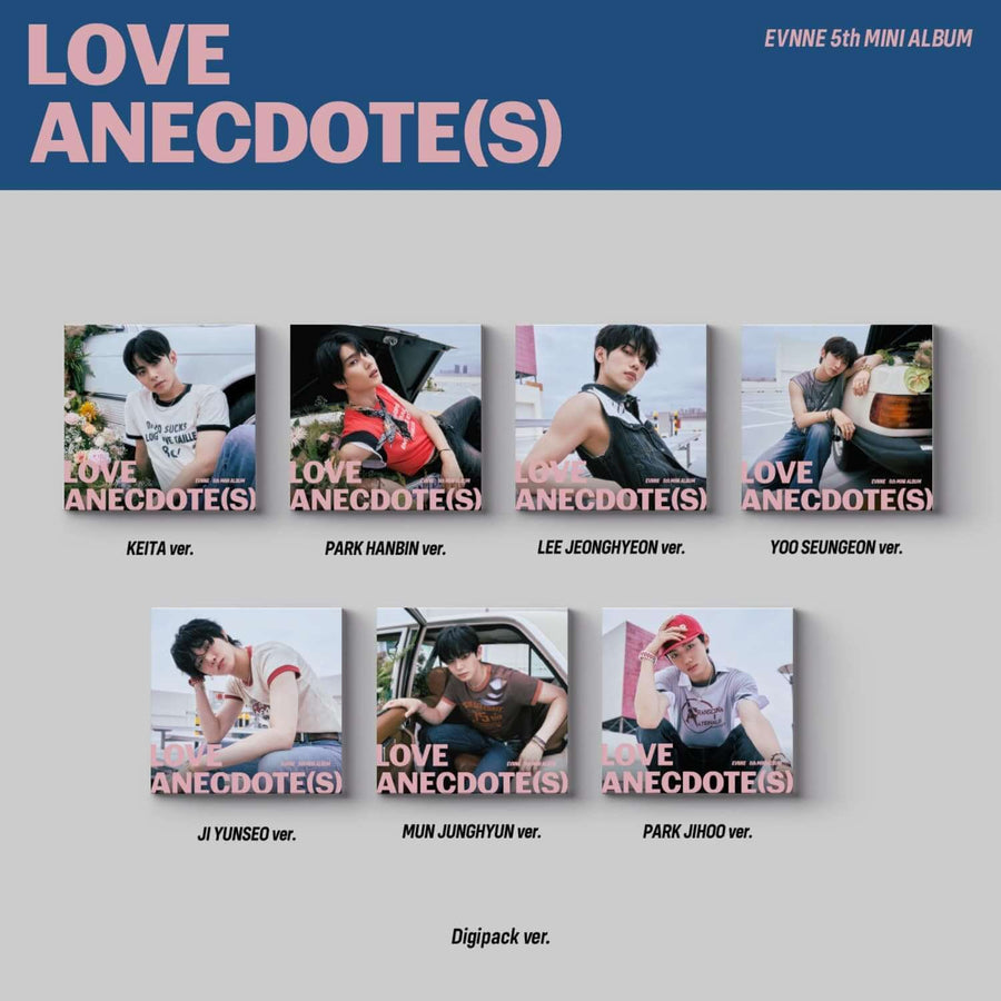 Evnne - [Love Anecdote(S)] (デジパックVer.)(ランダム1枚/全7種) - Kpopアルバム