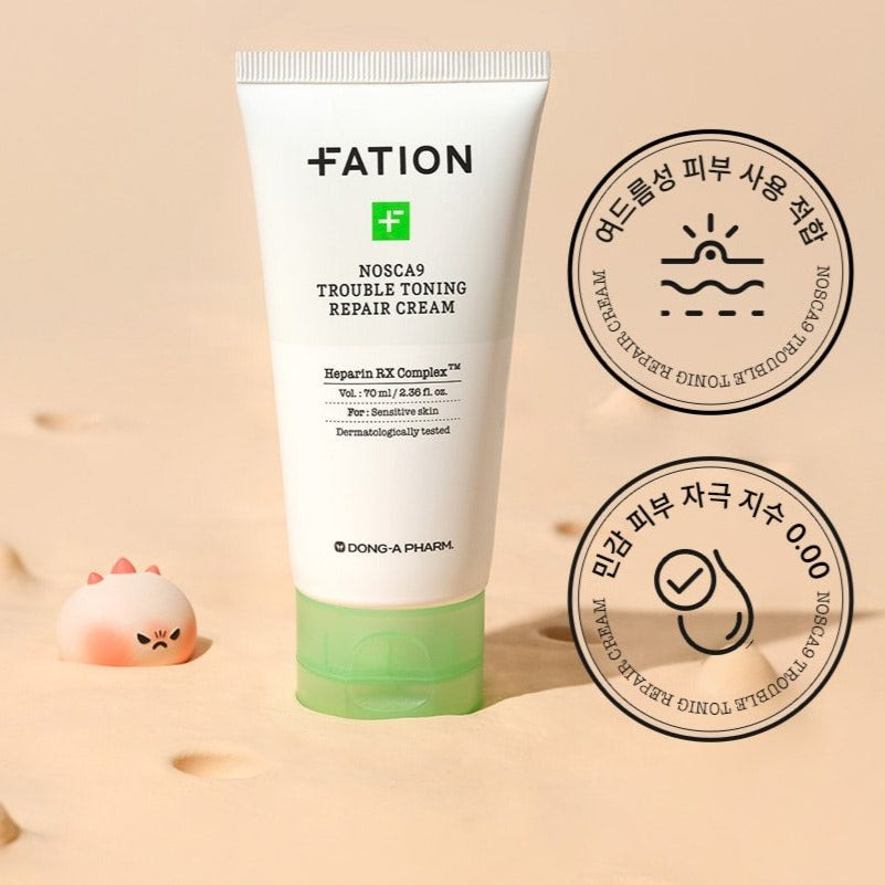 FATION Nosca9 Trouble Toning Repair Cream 70ml | Kool Seoul
