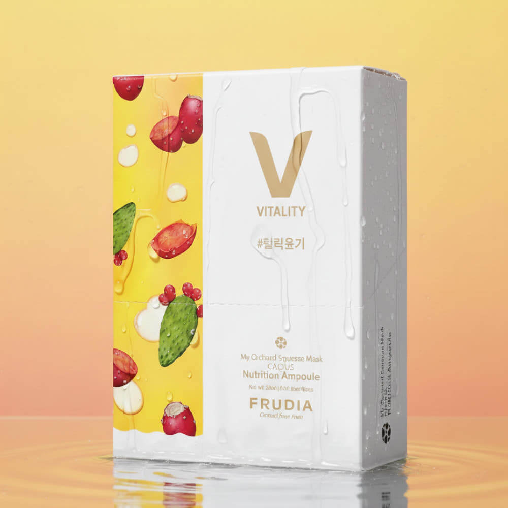 Frudia My Orchard Squeeze Mask Creamy Ampoule Prickly Pear (10 Sheets)