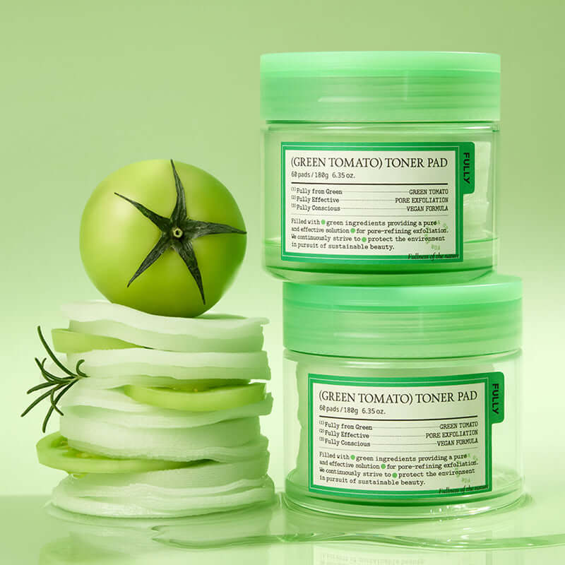 Fully Green Tomato Toner Pads 60 Sheets