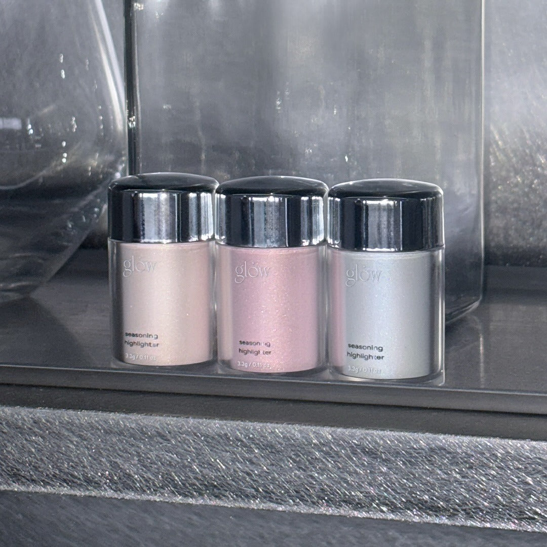 Glow Seasoning Highlighter Set (Sugar, Salt, Pepper)