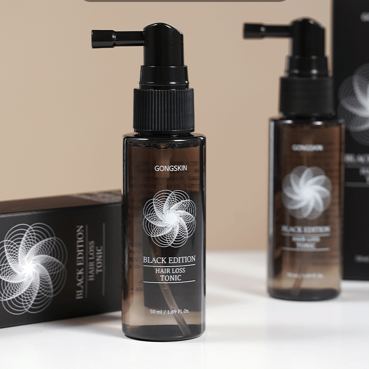 GONGSKIN Backup Hair Hair Loss Tonic 50ml bottle with packaging on display.