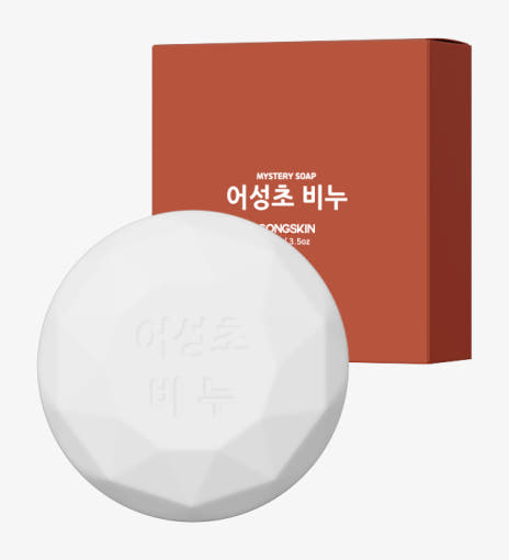 GONGSKIN Eoseongcho Soap 100g with packaging in the background.