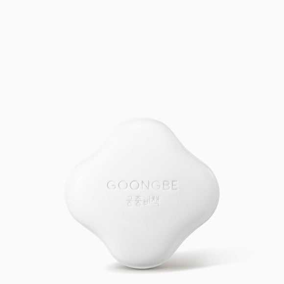 GOONGBE Pri-mmune Creamy Soap 90g bar in white shape. Ideal skin care cleansing product with gentle formula.