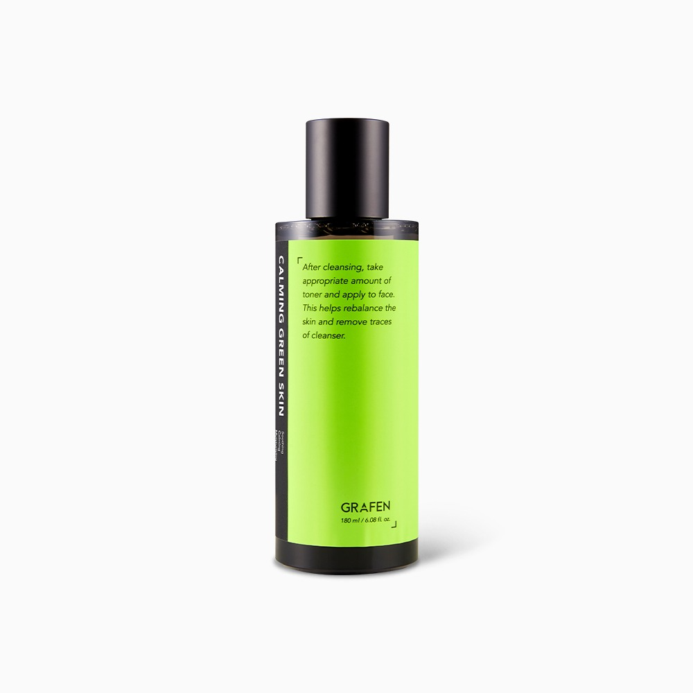 GRAFEN Calming Green Skin 180ml - Gentleman Korea men’s soothing toner bottle product image